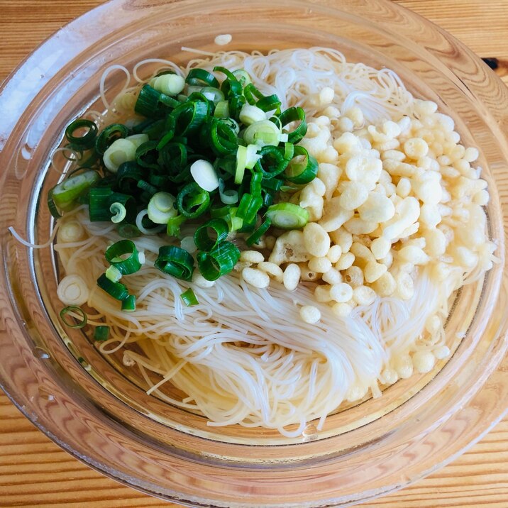 暑い時は！☆冷やかけ素麺